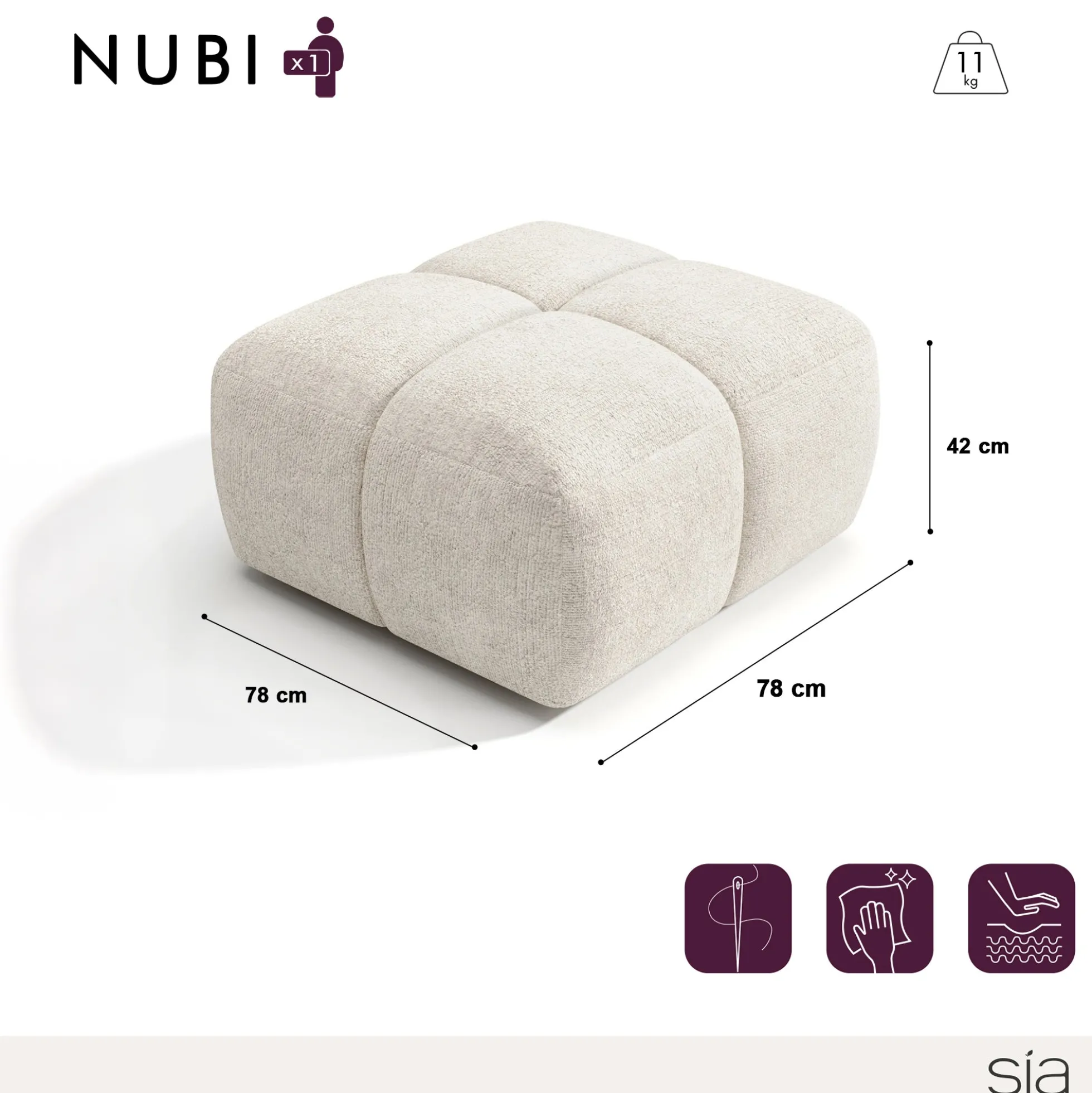 Pouf NUBI