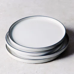 Service 4 assiettes plates Creamy