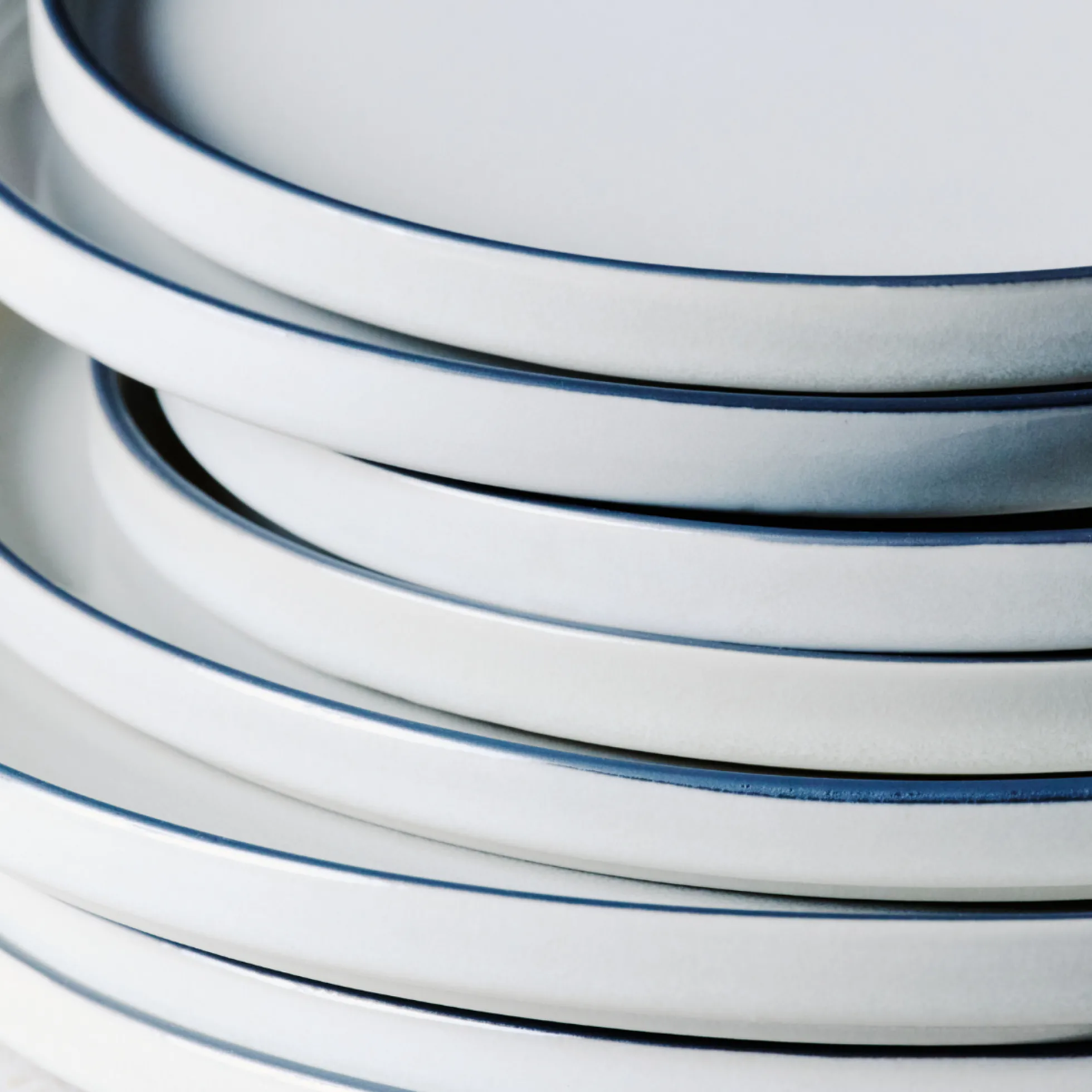 Service 4 assiettes plates Creamy