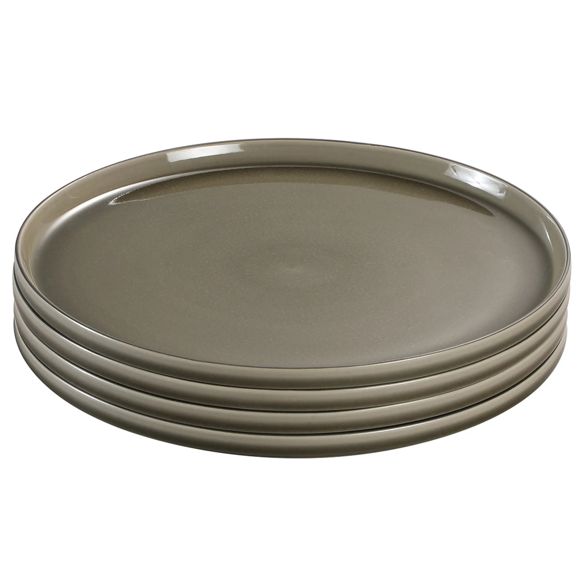 Service 4 assiettes plates Greeny