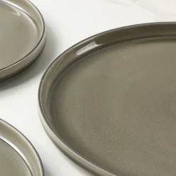 Service 4 assiettes plates Greeny