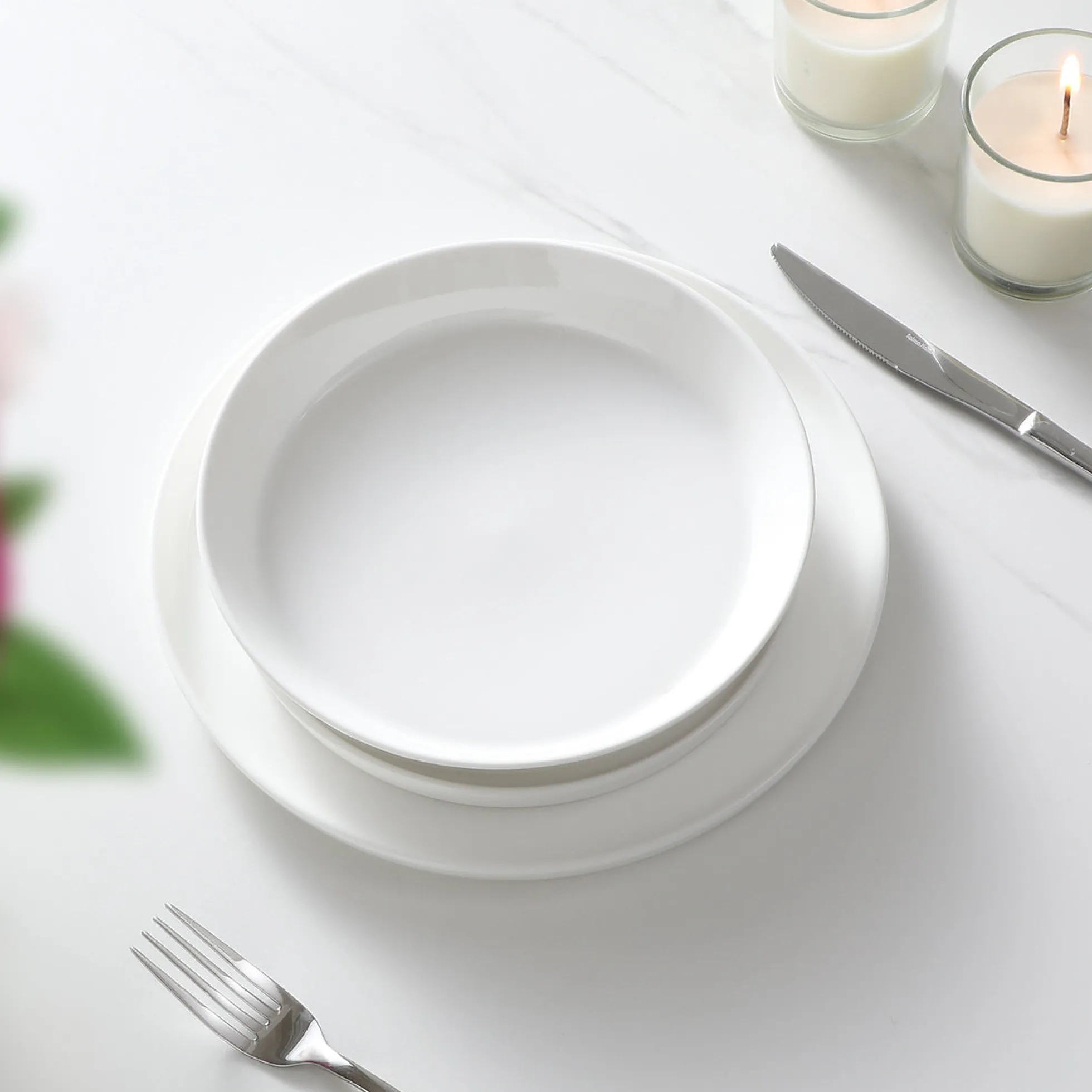 Service 4 assiettes plates Louise