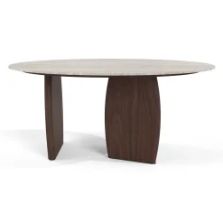 Table basse Bali céramique aspect travertin