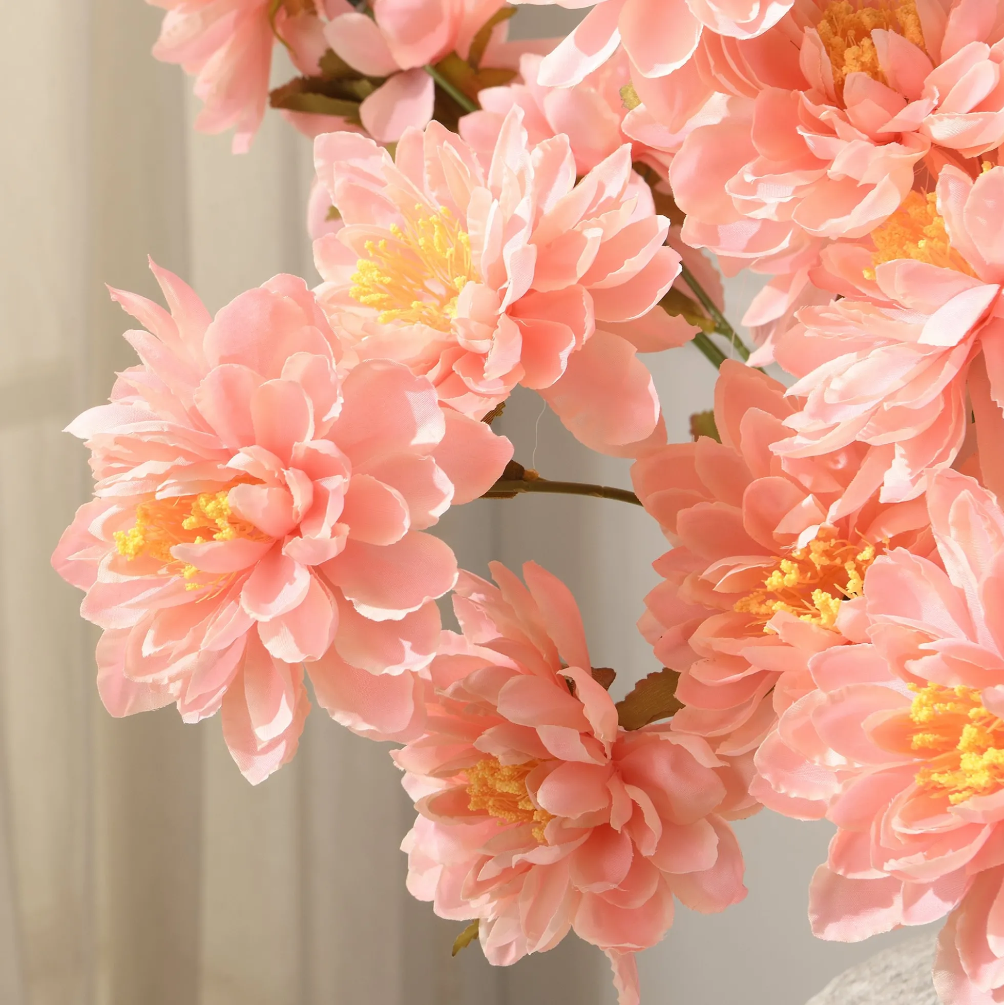 Tige de Dahlia 3 fleurs 63 cm