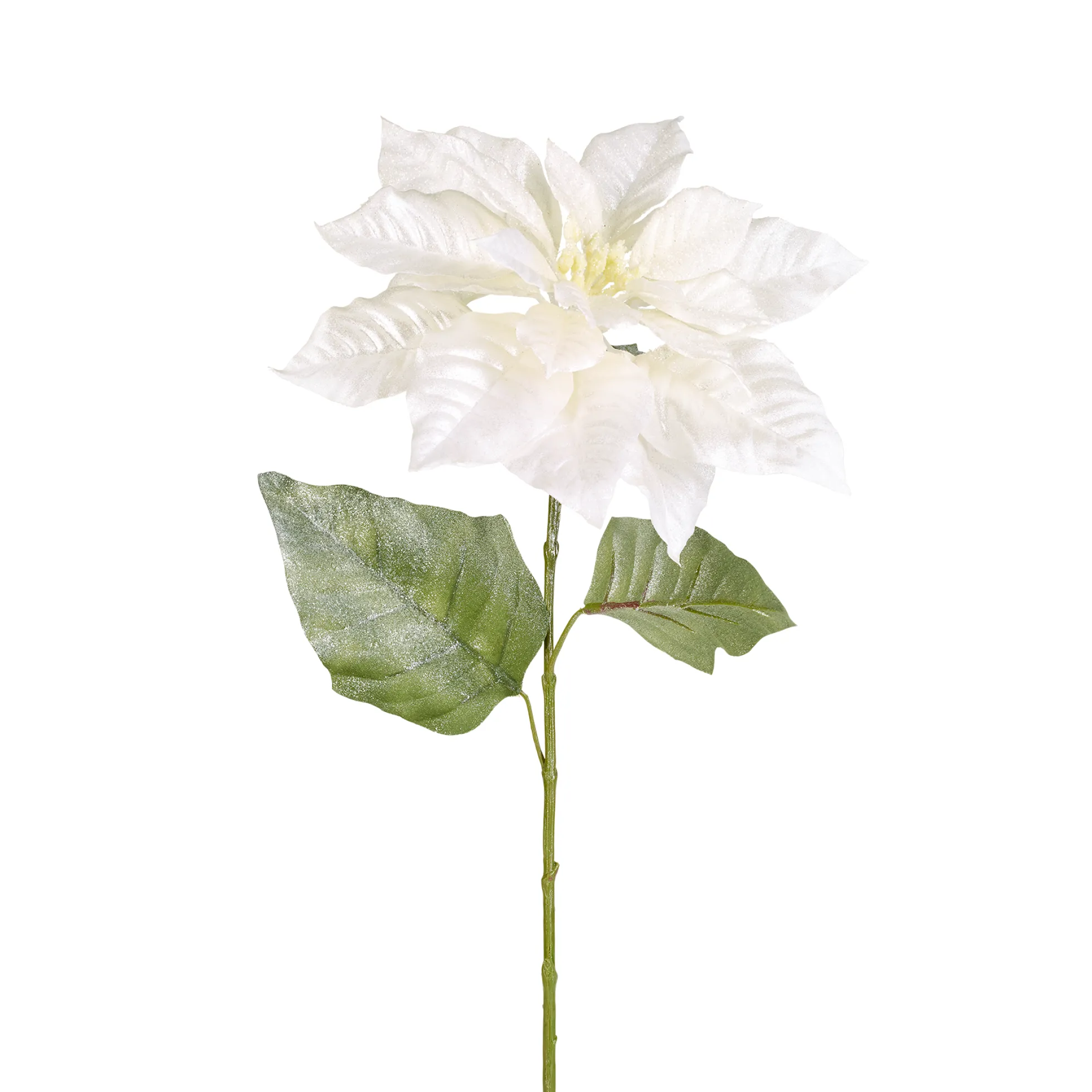 Tige de Poinsettia Pailletée