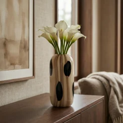 Vase en verre soufflé Dots 38cm