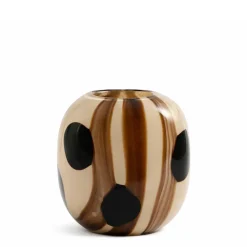 Vase en verre soufflé Dots 21 cm