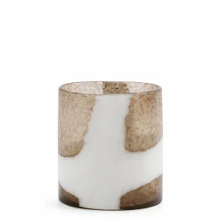 Vase en verre soufflé moucheté Mirage 20 cm