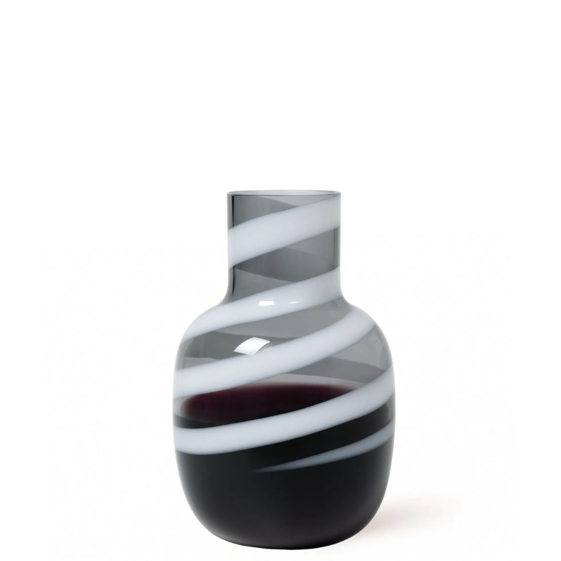 Vase en verre Spirale 32 cm