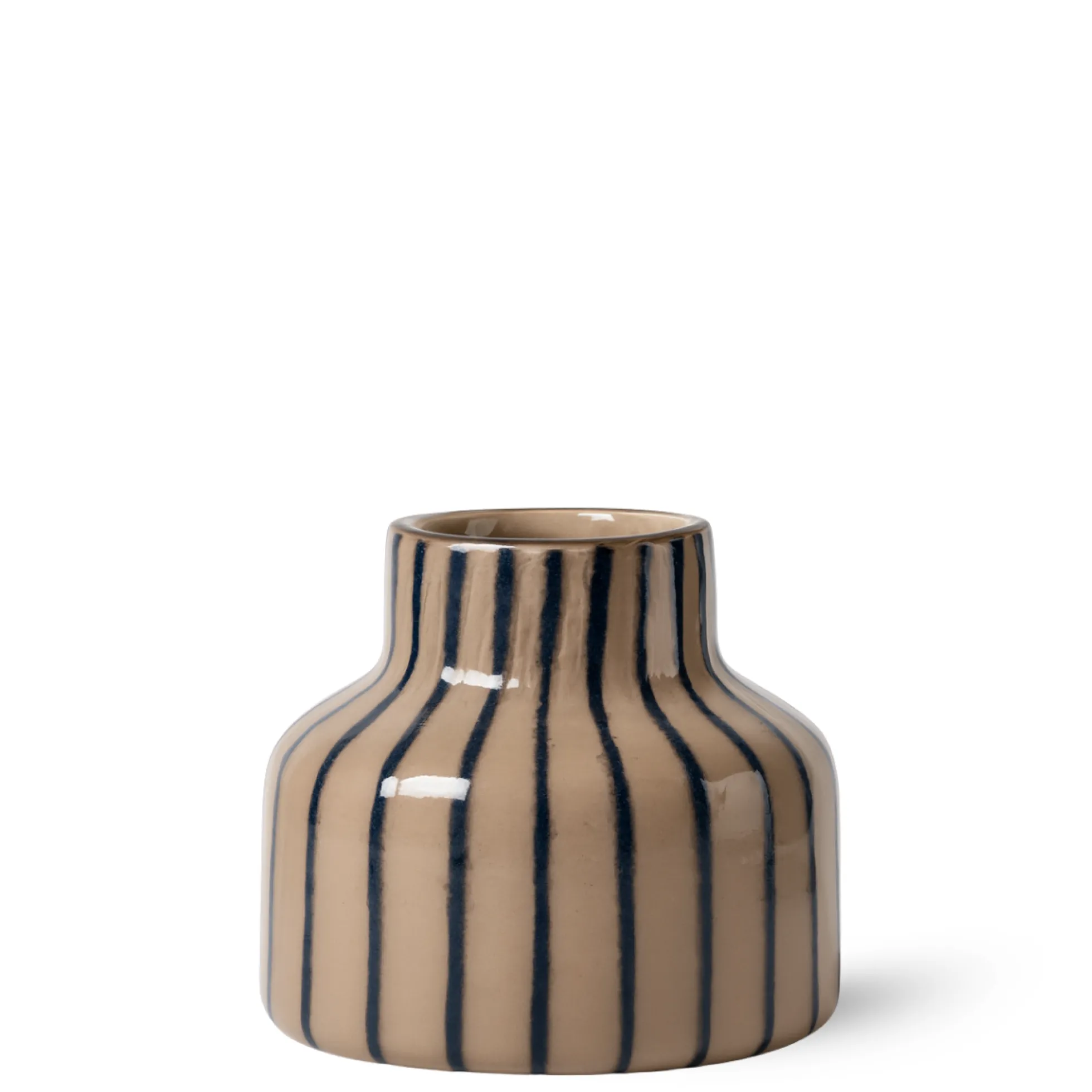 Vase en verre Strio 18 cm