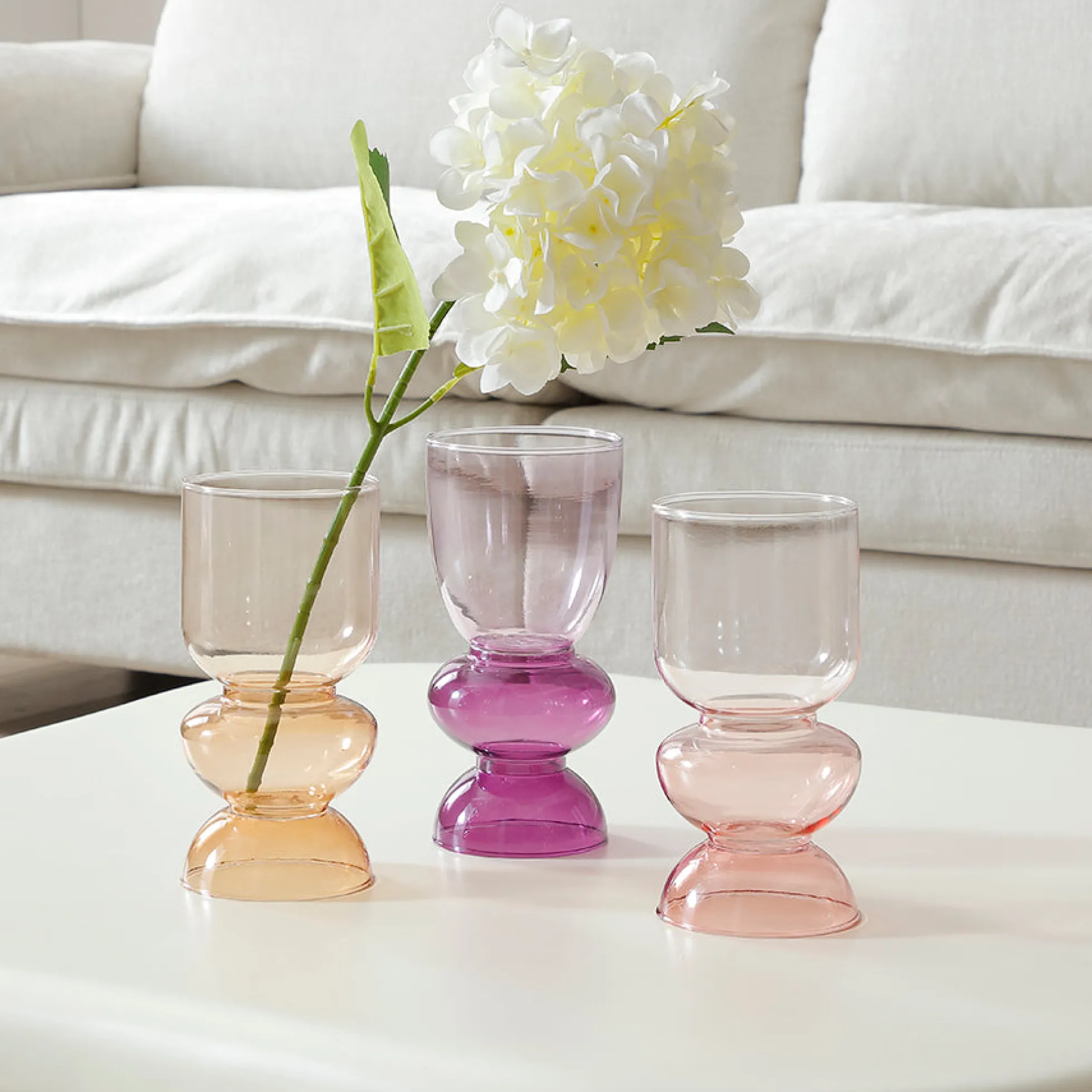 Vase en verre Sunrise 22 cm