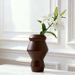 Vase en verre Totem 30 cm