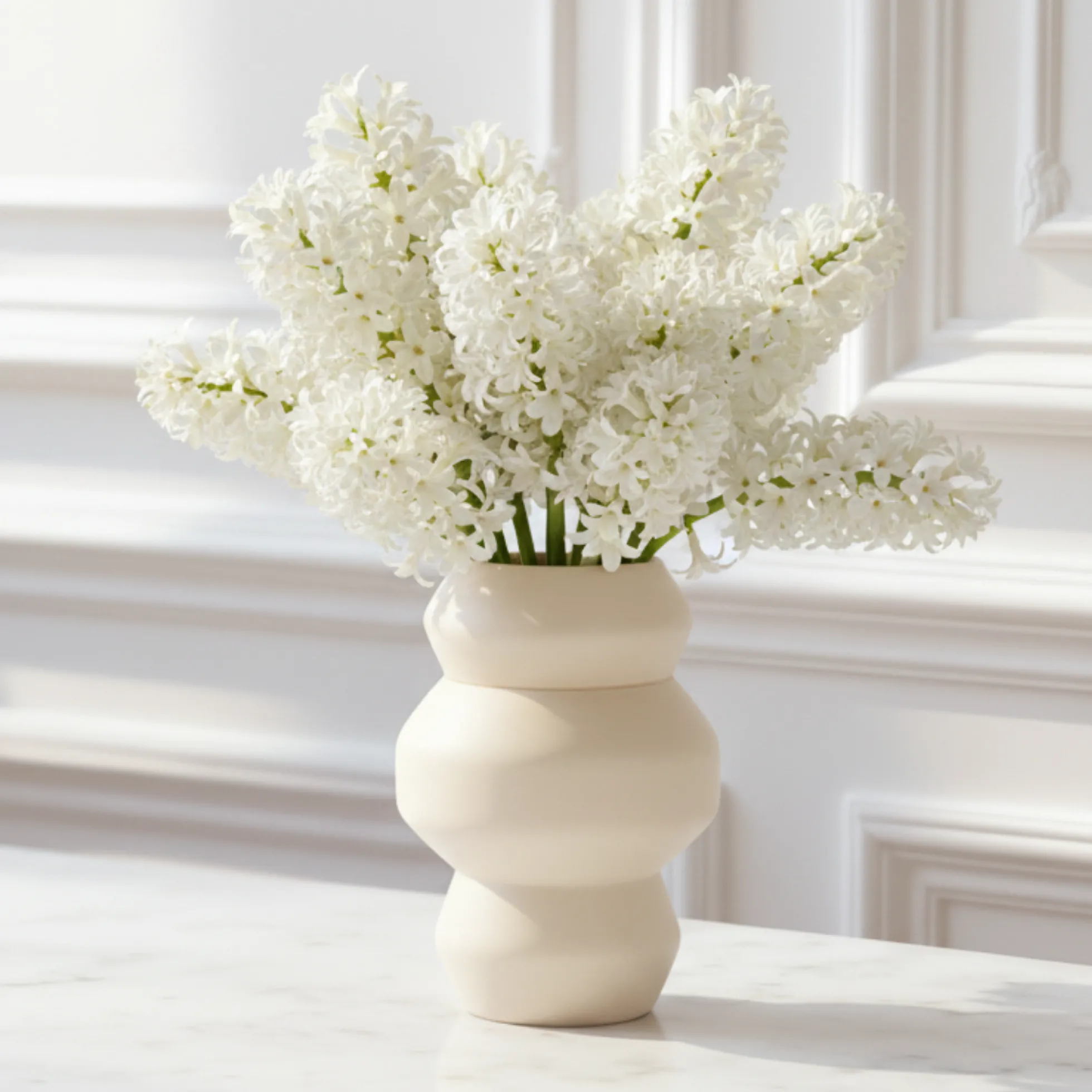 Vase en verre Totem 25 cm
