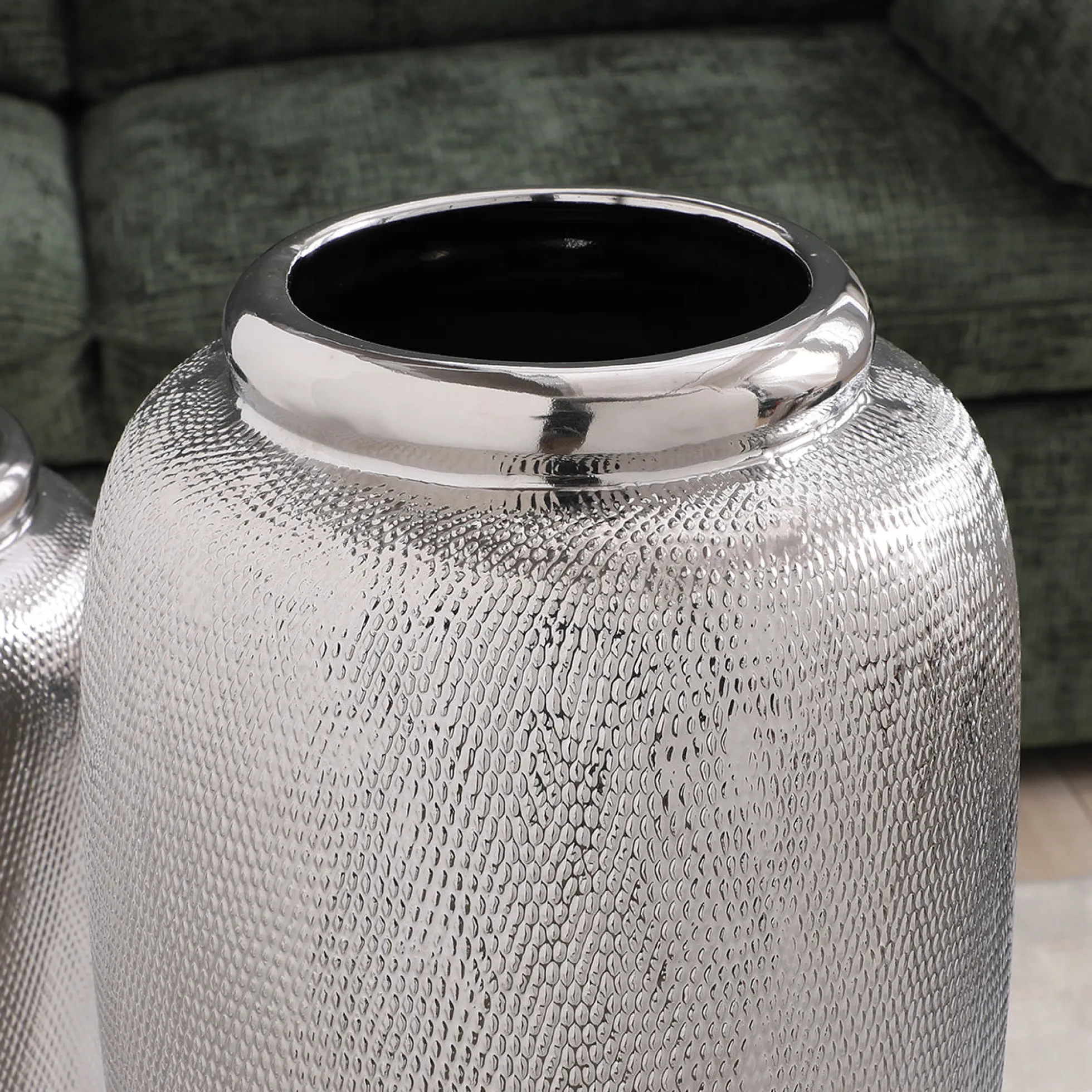 Vase Silver Très Grand Format