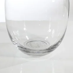 Vase transparent Arrondi avec un col large